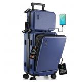 Travelarim 2-Piece Hard Luggage Set Navy