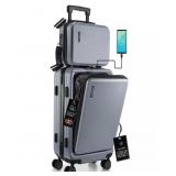 Travelarim 2-Piece Hard Luggage Set Grey