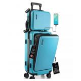 Travelarim 2-Piece Hard Luggage Set Teal