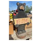 Welcome Bear Decoration
