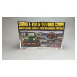 Lindberg 1/25 Dodge L-700 & Ford Coupe Model