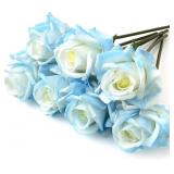Eyamumo Fake Flowers, Faux Silk Real Touch