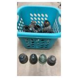 Basket of Glass Insulators