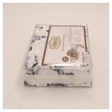 Mellanni Bed Sheet Set Queen Madison Blue