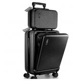 Travelarim 2-Piece Hard Luggage Set Black
