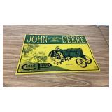 John Deere Tin Sign