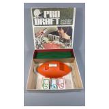 Parker Brothers Pro Draft Game