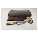 J. Behring Treeman Knives 5 In Fixed Blade W/Case