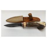 4 In Moose Handel Fixed Blade Handmade Knife