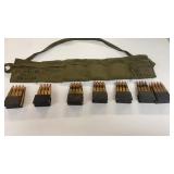 .30 Cal Ball M2 57RDS  W/Clips And Bandolier