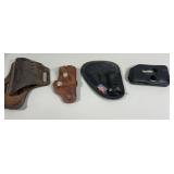 4 Leather Holsters