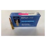 6.5X55 Swedish PPU 139GR FMJ-BT