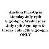 Pick-Up Information