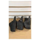 3 Pistol Holsters