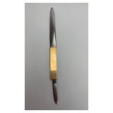 Gold Toned Handle Letter Opener