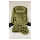 Back Pack with Water Bottle Pouch and First Aid