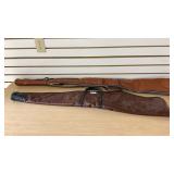 2 Leather Gun Bags- 1 with Adjustable Length