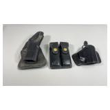 3 Leather Holsters