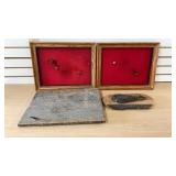 Variety of Wood Display Cases