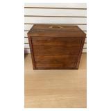 Wood Storage Box with Drawer