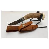 Wild Boar 3 IN Fixed Blade Knife W/Sheath