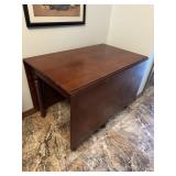 Cherry 8 Leg Gate Leg Drop Leaf Table-see pictures