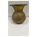 All Famous Havana 5 cent Cigar Brass Vase
