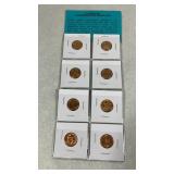 8 Uncirculated Mint Set Medallions