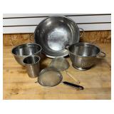 Metal Strainers, Bowls