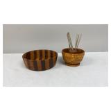 Wooden Nut Bowls