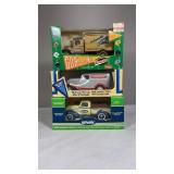 3 toy trucks