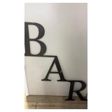 Metal Bar Sign