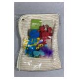 Reusable Dog Training Pad with 3 cat toys