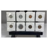 8 Foreign Coins