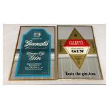 2 Gin Bar Signs
