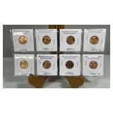 8 Uncirculated Lincoln Cent