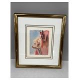 Salvador Dali Signed Water Color