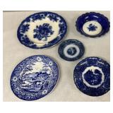 England Flow Blue Dishes