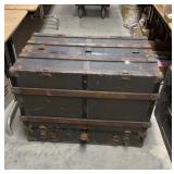 Vintage Wardrobe Steamer Trunk