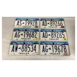 License Plates with Bin
