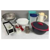 French Fry Slicers, Strainers, Baking Dish,
