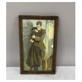 Oak Frame War Print