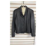 Ladies Leather Jacket, Silk Lining