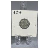 1963- D Roosevelt Dime