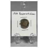 1954 Roosevelt Dime