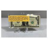 1 Joseph Barr $1 Note