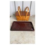 Serving Tray and Picnic Basket