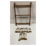 Spoon Rack with Spoons