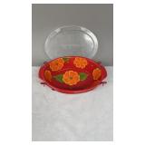 Temp-Tations   10' Baking Dish - Poppy Passion