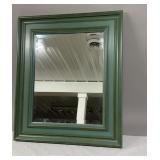 Wood Frame Beveled Glass Mirror 24' x 28ï¿½
